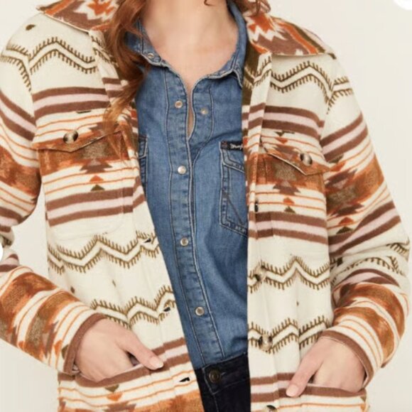 NWT Shyanne Long Fleece Shacket - Picture 15 of 15